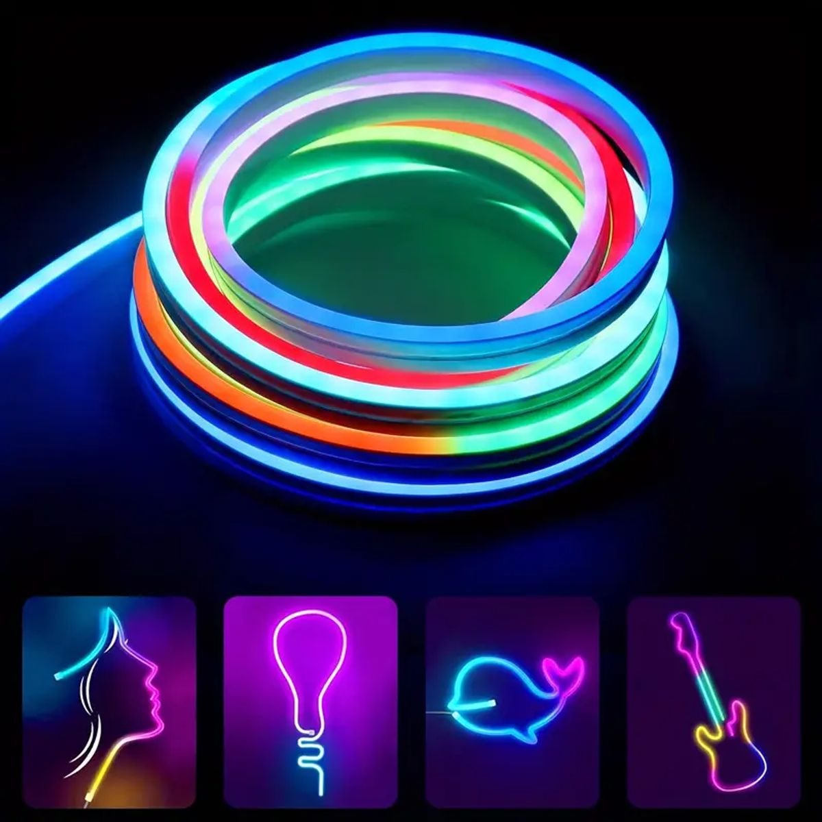 COB RGB led strip på 10m - giver et fantastisk lys - Easylight.dk