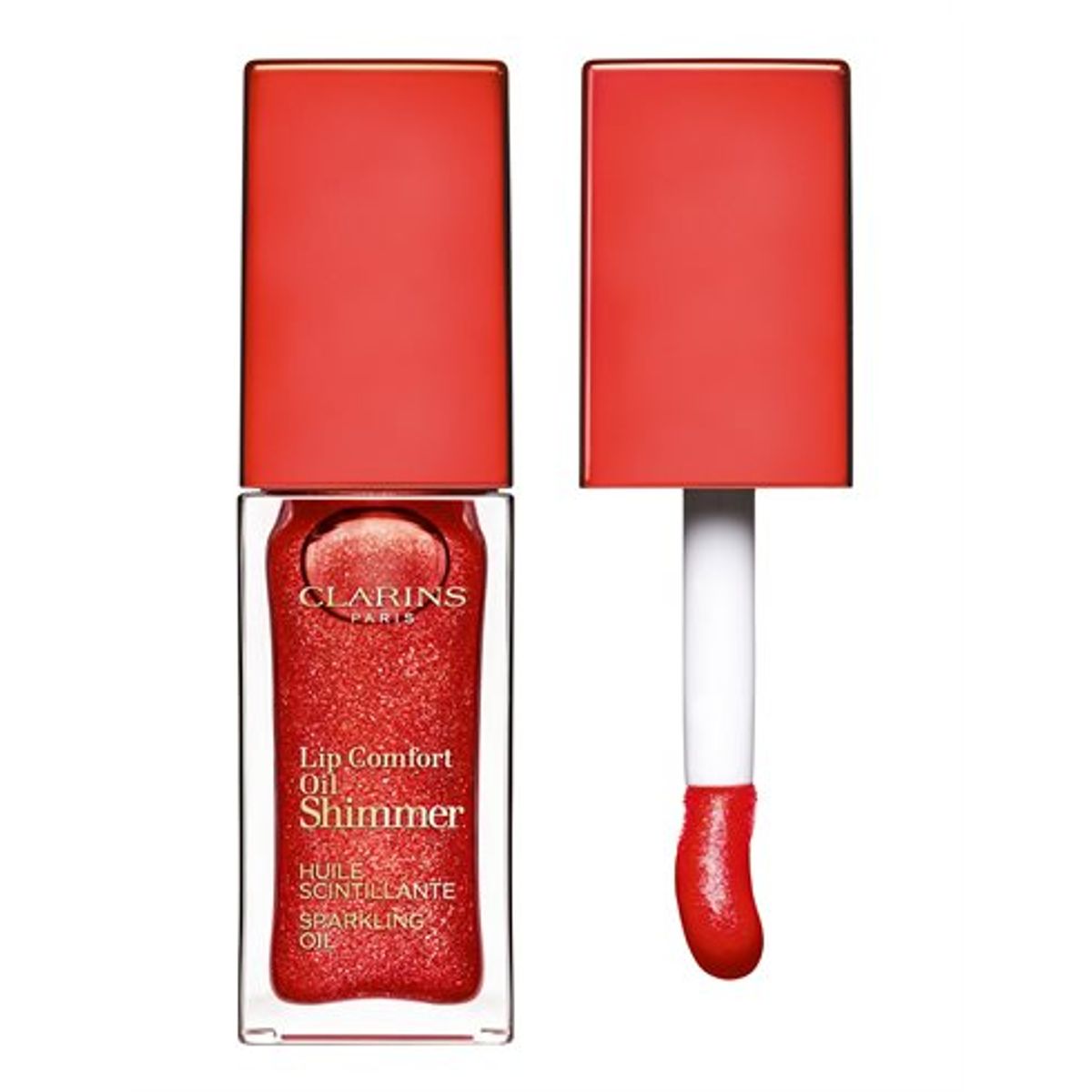 Clarins Lip Comfort Oil Shimmer 07 Red Hot 7 ml