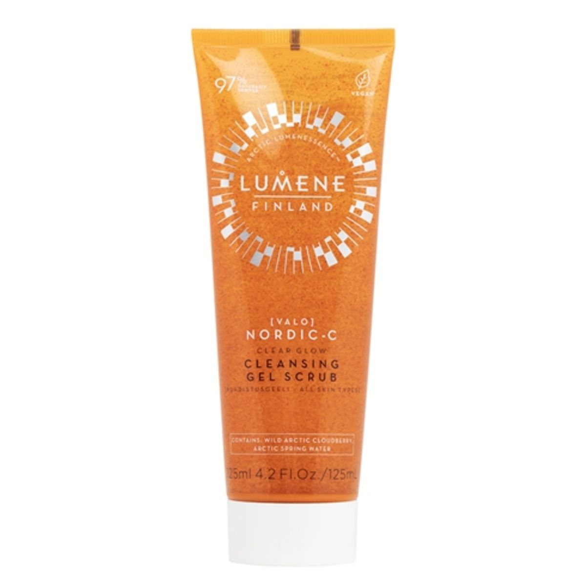 Lumene Nordic-C Clear glow cleansing gel scrub 125 ml