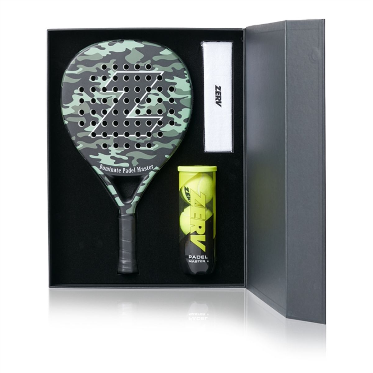 ZERV Dominate Padel Master Green Camo LTD Box