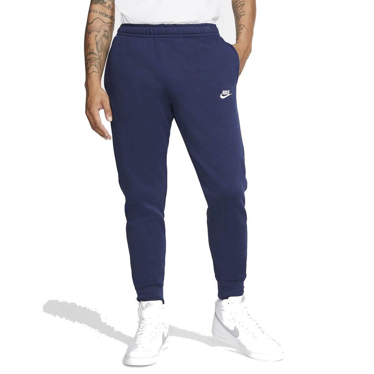 Nike Sportswear Club Fleece Joggers Midnight Navy/White