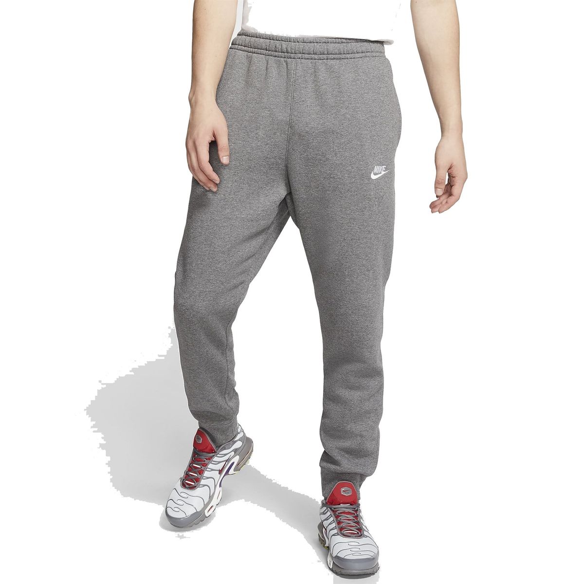 Nike Sportswear Club Fleece Joggers Charcol Heathr/Anthracite/White