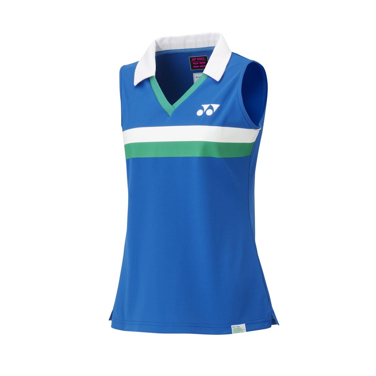 Yonex 75th Dame Sleeveless Polo 20627A Sapphire Blue