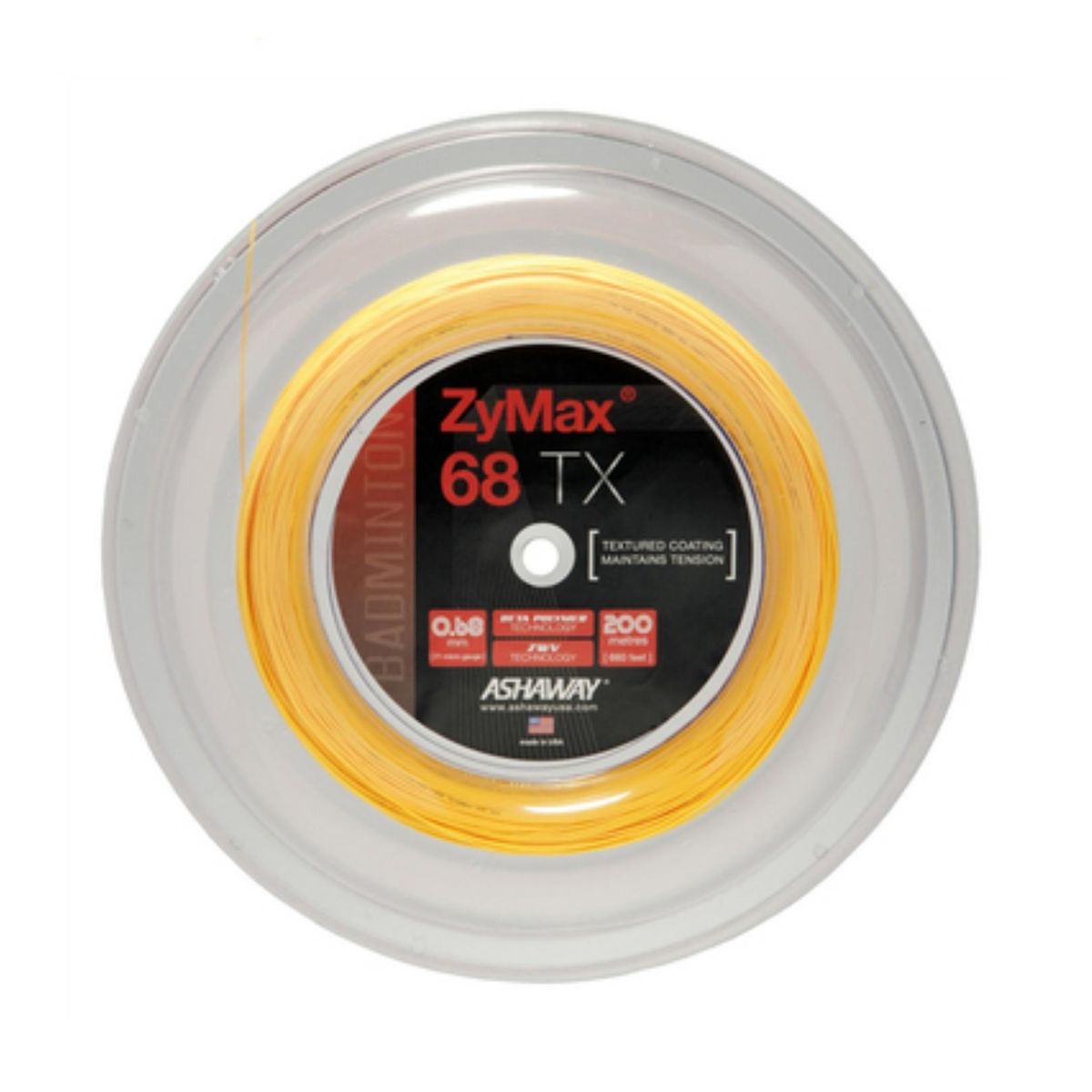 Ashaway Zymax 68 TX 200m Yellow