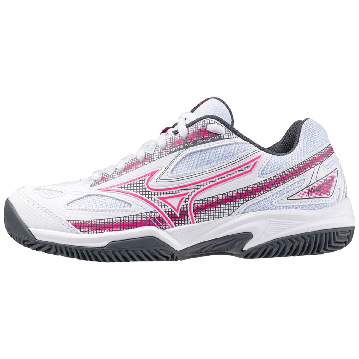 Mizuno Break Shot 4 CC Women White/Pink Tetra/Turbulence