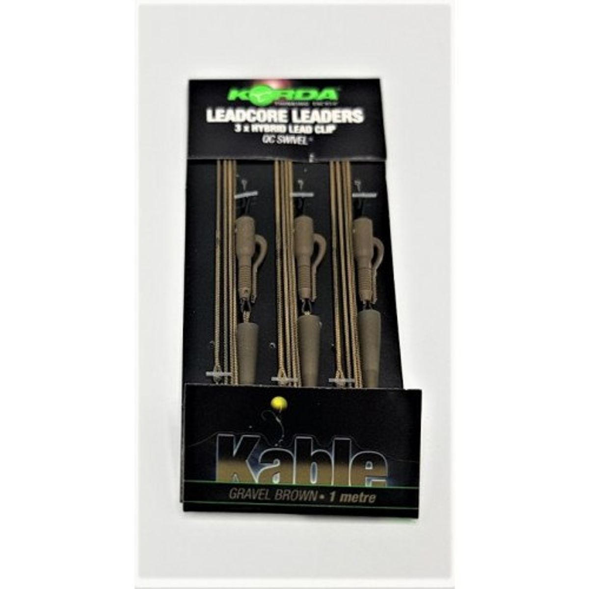 Korda Leadcore Leaders Hybrid Lead Clip QC