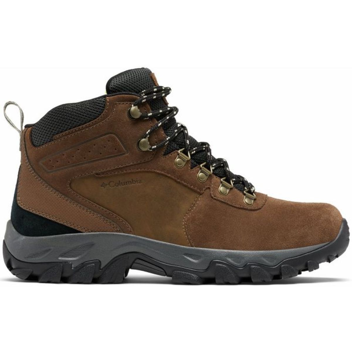 Columbia Newton Ridge Plus II Suede Waterproof Dark Brown, Dark Grey