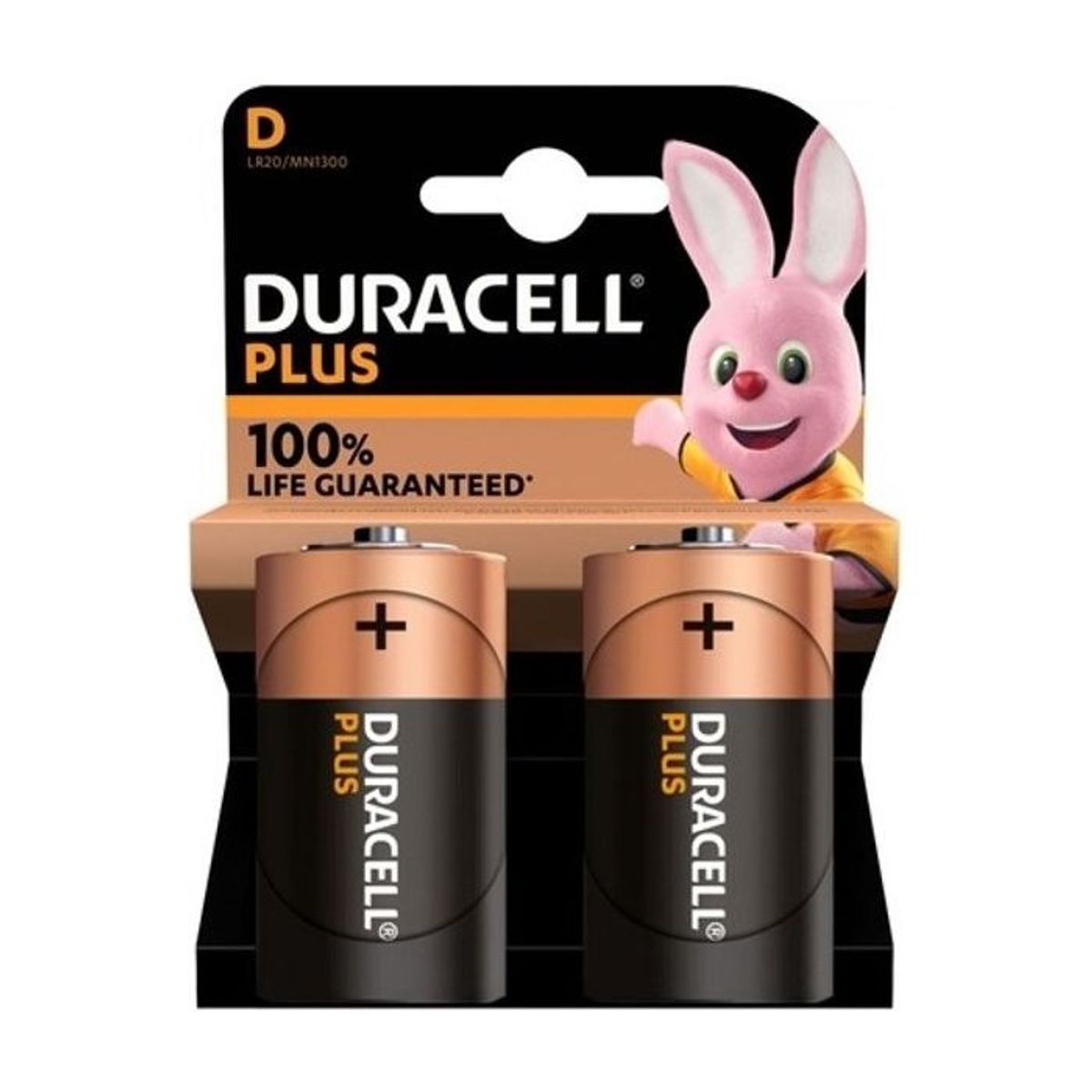 Duracell Plus Power Batterier D-Cell