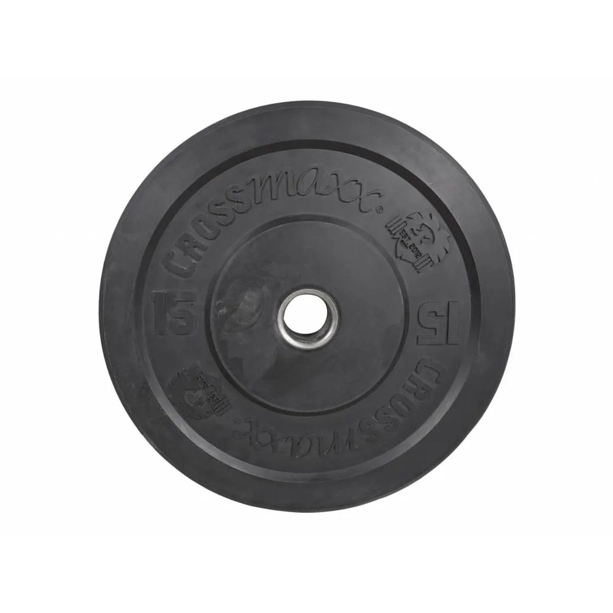 Crossmaxx Bumper Plate 15 kg Sort