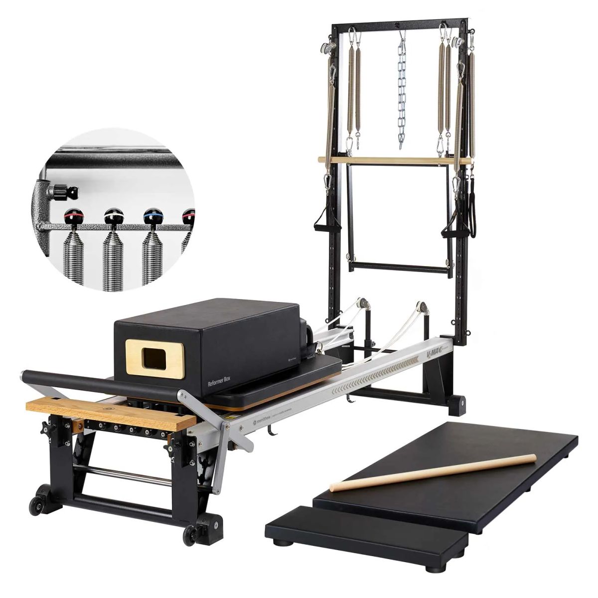 Merrithew V2 Max Plus Reformer With High Precision Gearbar Bundle