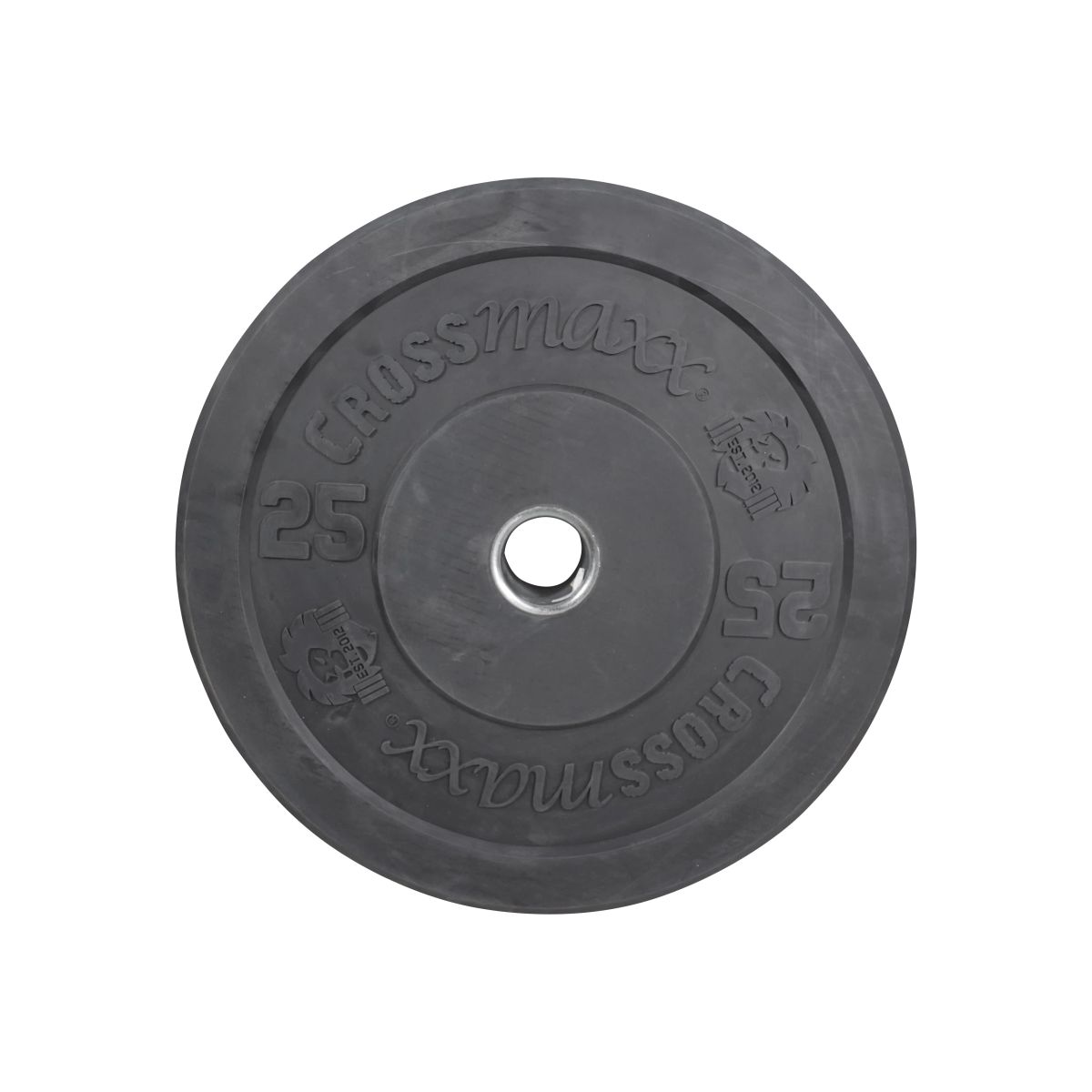 Crossmaxx Bumper Plate 25 kg Sort - Demo