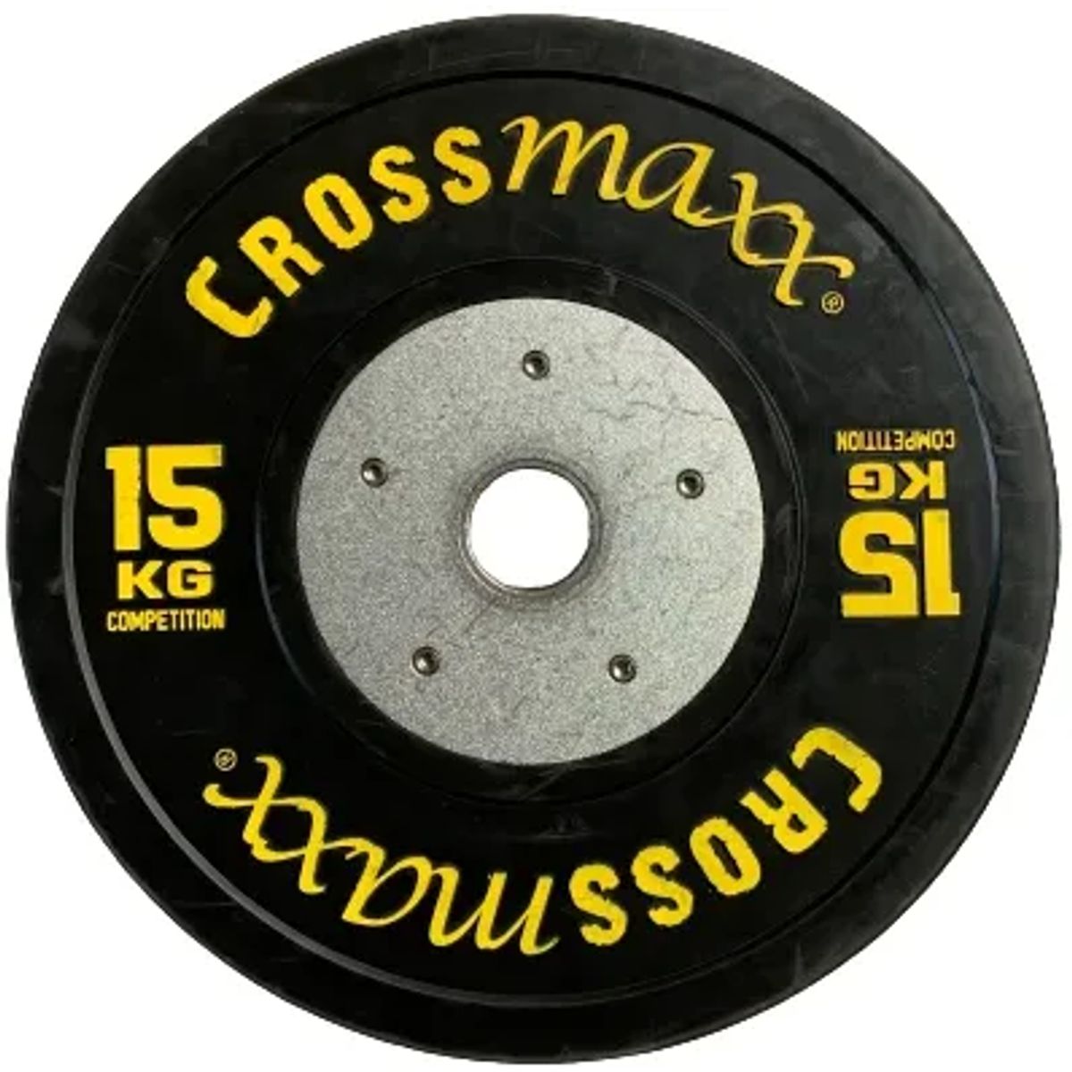 Crossmaxx Competition Bumper Plate 15 kg Black