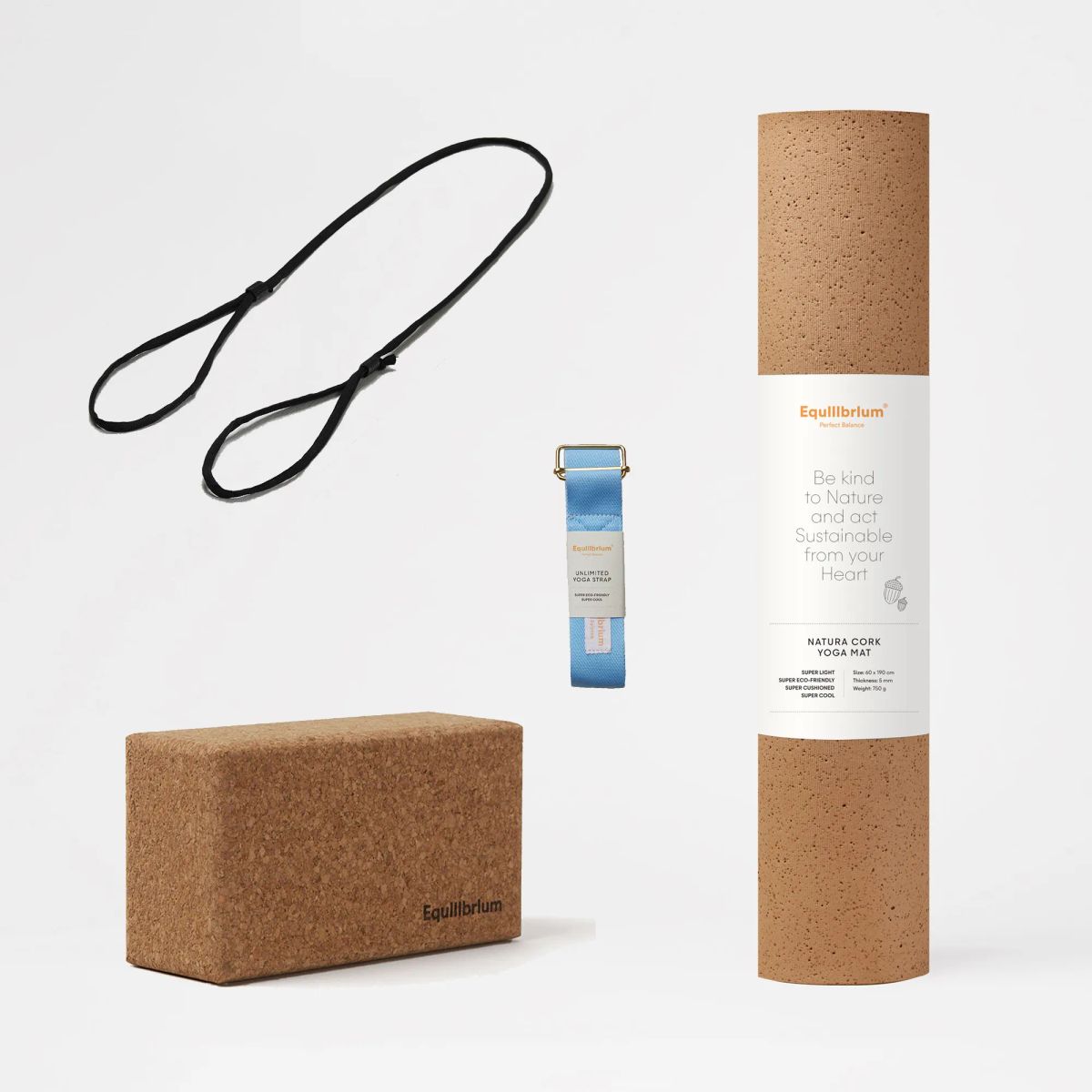 Equilibrium Yoga Bundle Cork