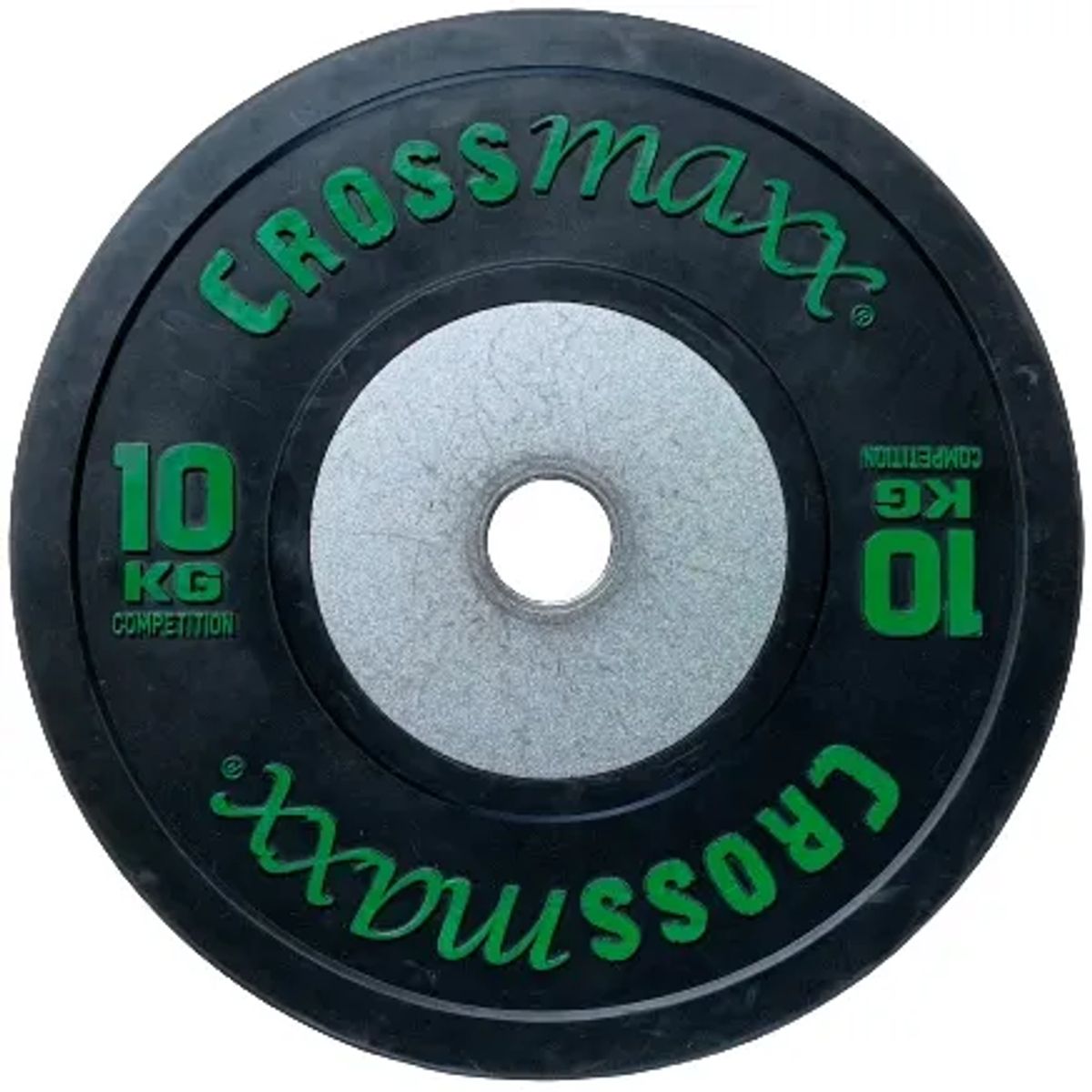 Crossmaxx Competition Bumper Plate 10 kg Black