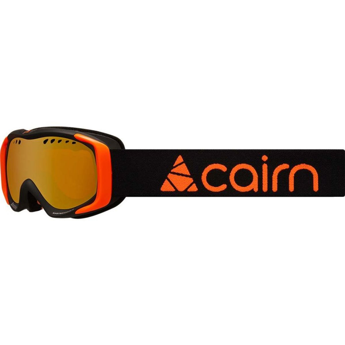 Cairn Booster, skibriller, junior, mat sort/orange