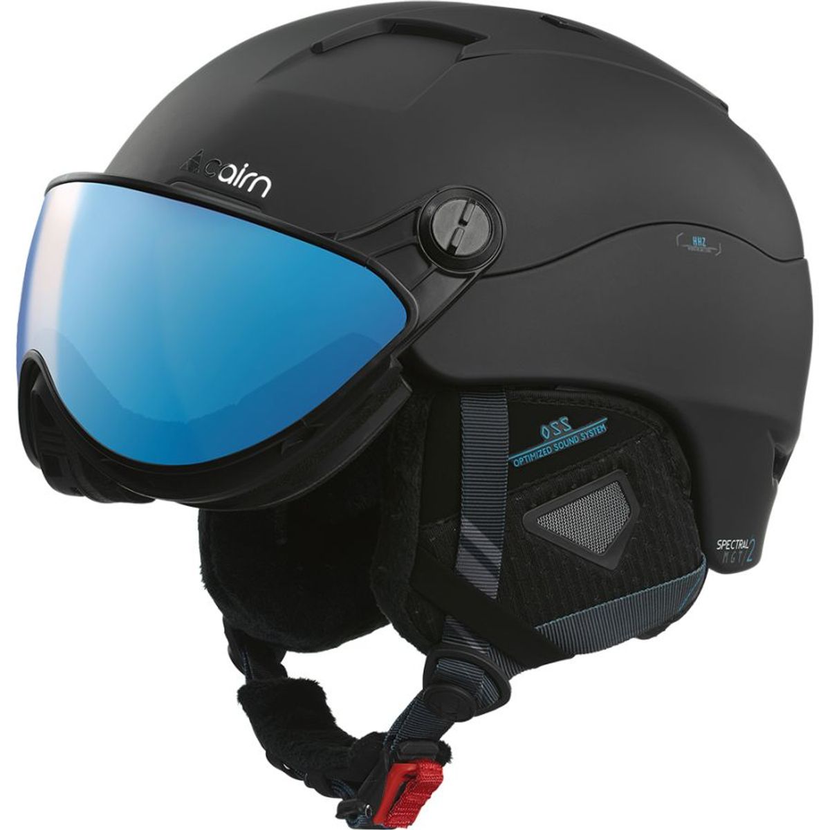 Cairn Spectral Visor Magnet 2 IUM, skihjelm med visir, blackazure