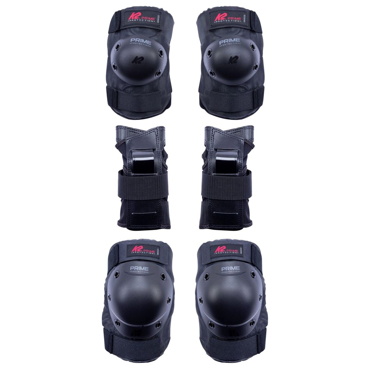 K2 Prime Pad Set, beskyttelsessæt, herre, sort