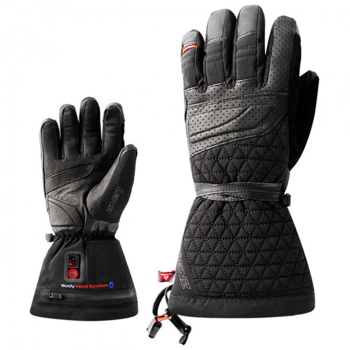 Lenz Heat Glove 6.0, handsker, dame, sort