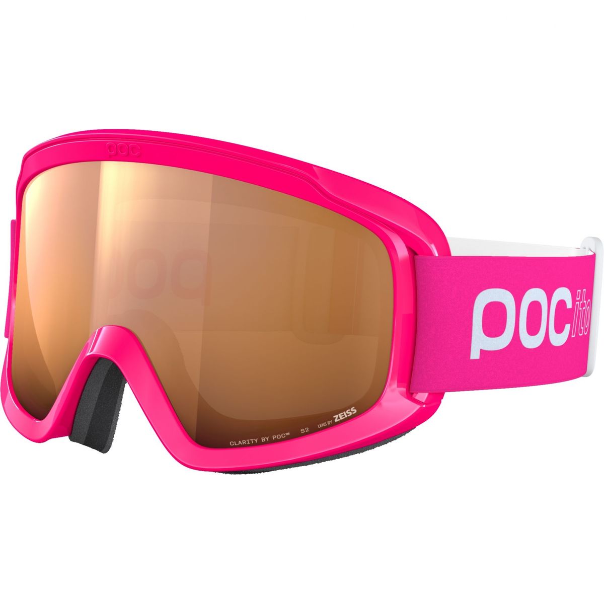 POCito Opsin, skibriller, junior, fluorescent pink