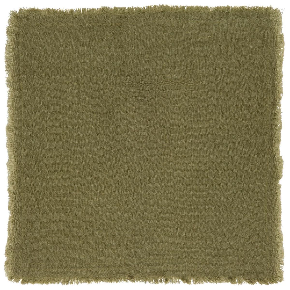 IB LAURSEN | Stofserviet dobbeltvævet dusty chalk green