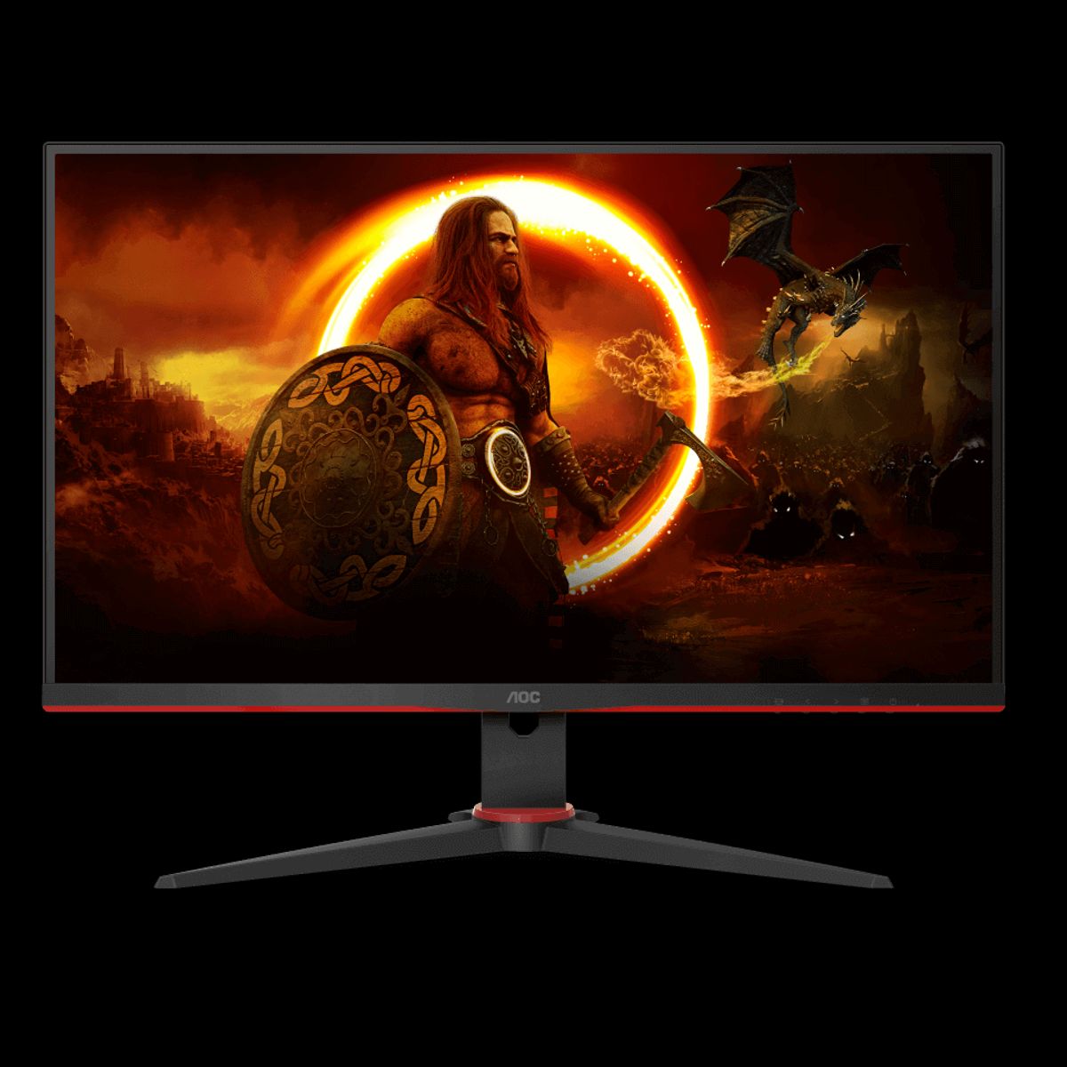 AOC 27" Skærm Gaming Q27G2E/BK - 2560x1440 - 155Hz-1ms