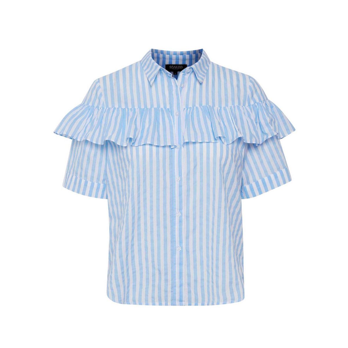 Line Shirt Blue | Soaked in Luxury - M