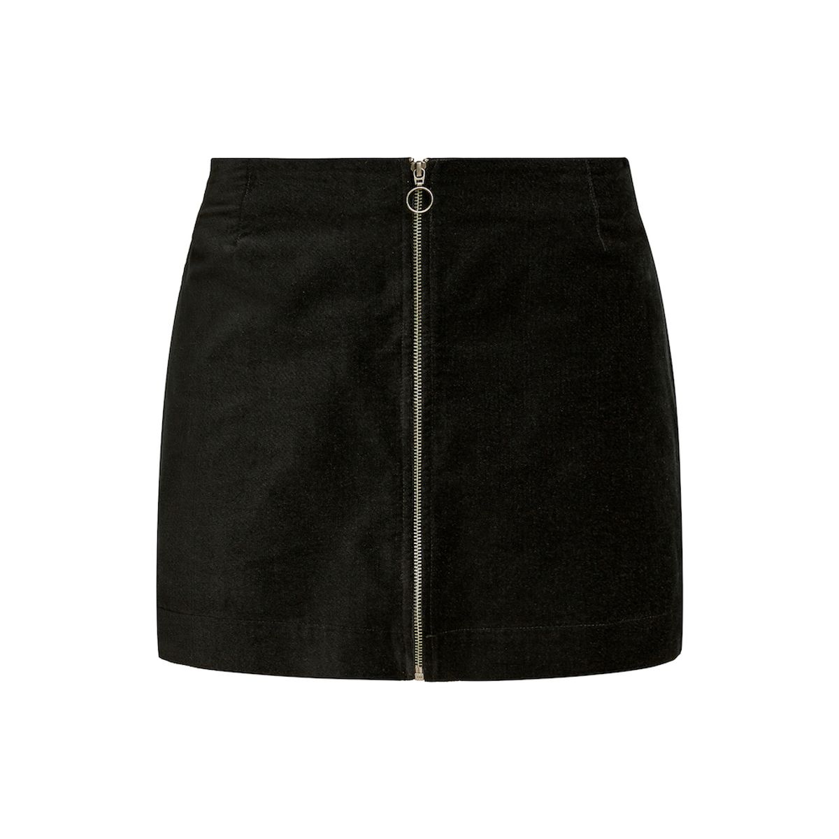 People Tree | Halima Velvet Skirt in Black - XL