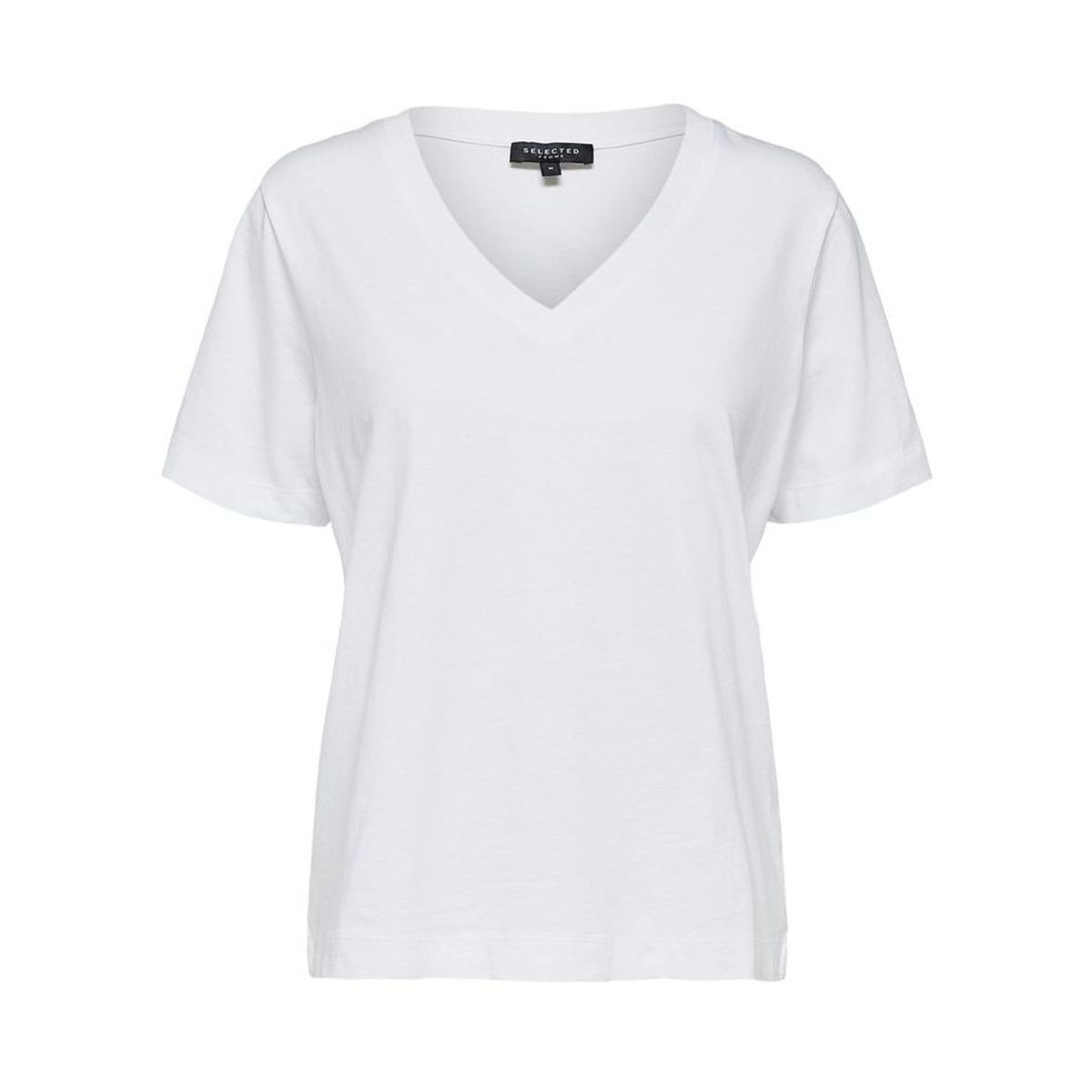 Selected | V-neck Tee White - L