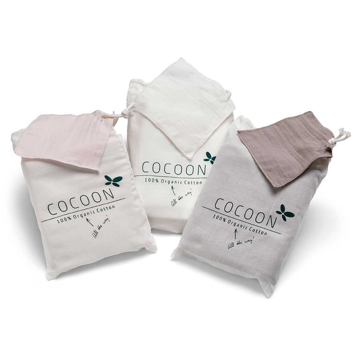 Cocoon Company Organic Flamingo Pink Betræk barnevognsdyne