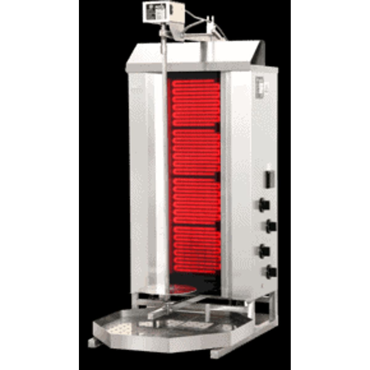 Keramisk Kebabgrill m. top motor - EL - 50kg