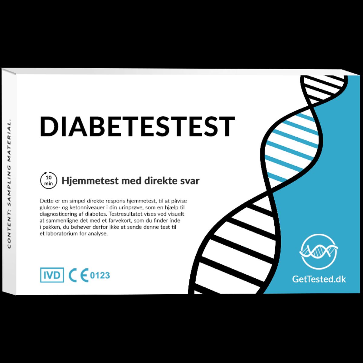 Diabetestest (glukose & ketoner)