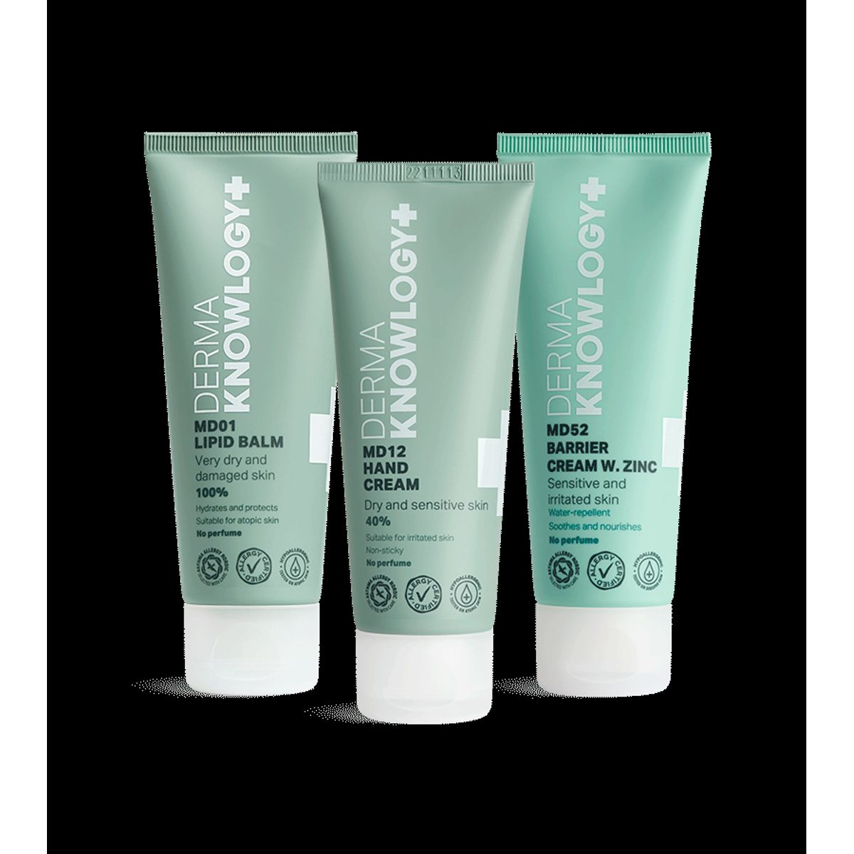 DermaKnowlogy FAMILY-pakke 3 x 75 ml