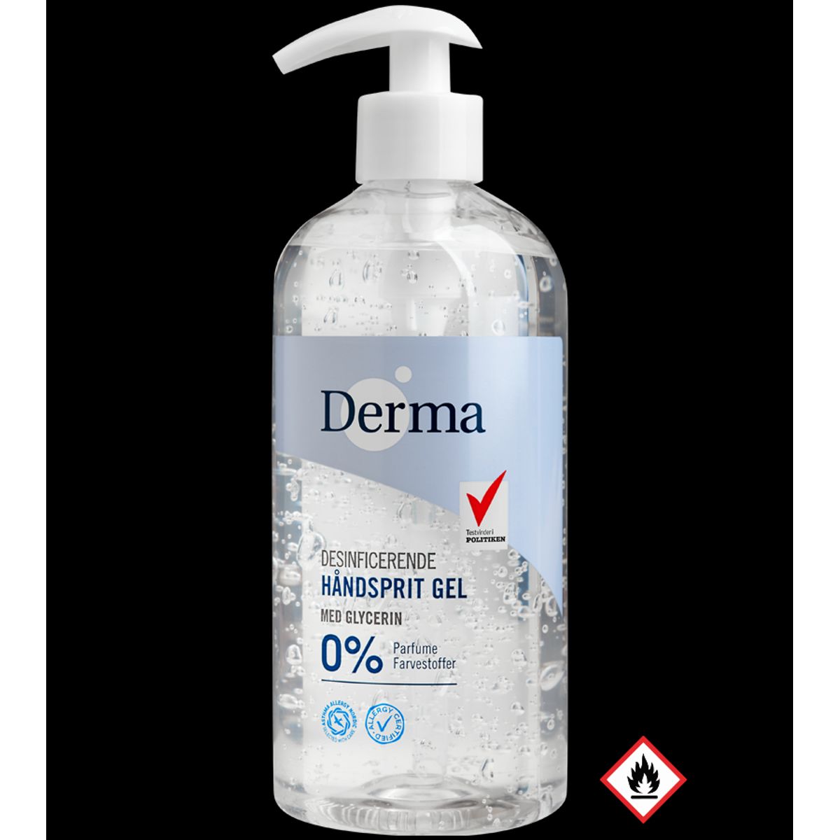 Derma Hand Håndsprit Gel (500 ml)