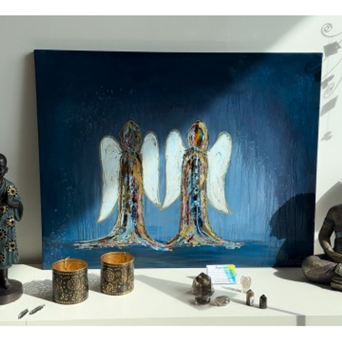 2 Engle - Anita Krøjgaard - Spirituelle billeder - GodKarmaShop