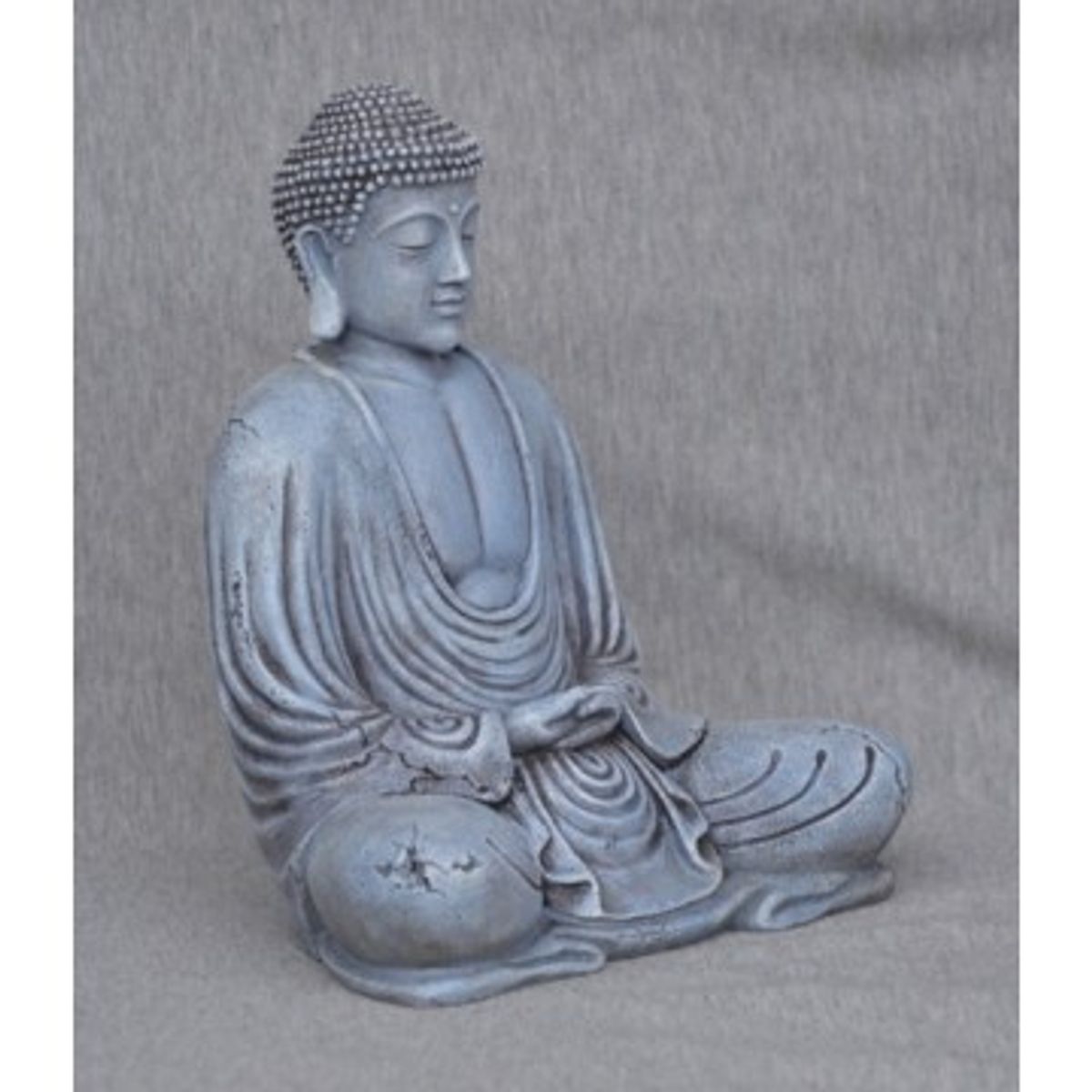 Gautama Buddha grå - Buddha statuer generelt - GodKarmaShop