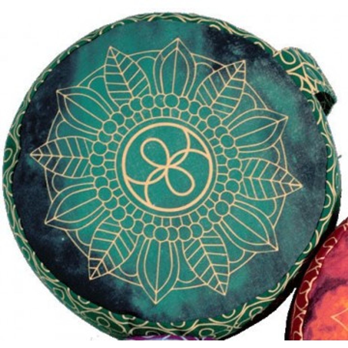 Meditationspude klassisk chakra stil - Grøn - Meditationspuder - GodKarmaShop