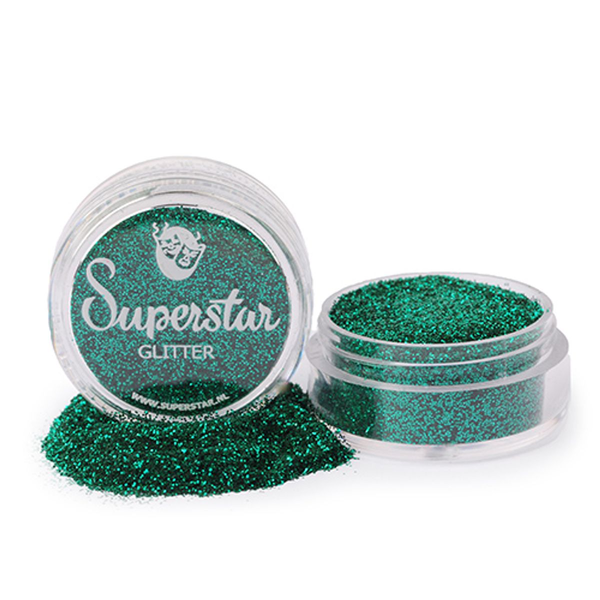 SUPERSTAR - Fint Glitter - Dåse (Green Dark)