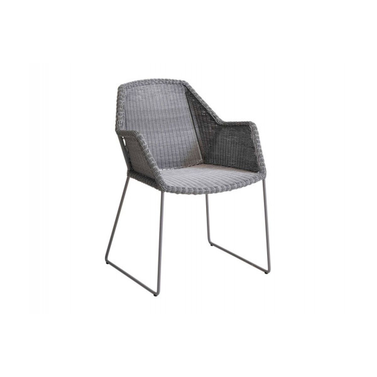 Cane-line Breeze Stol m/armlæn - Light Grey