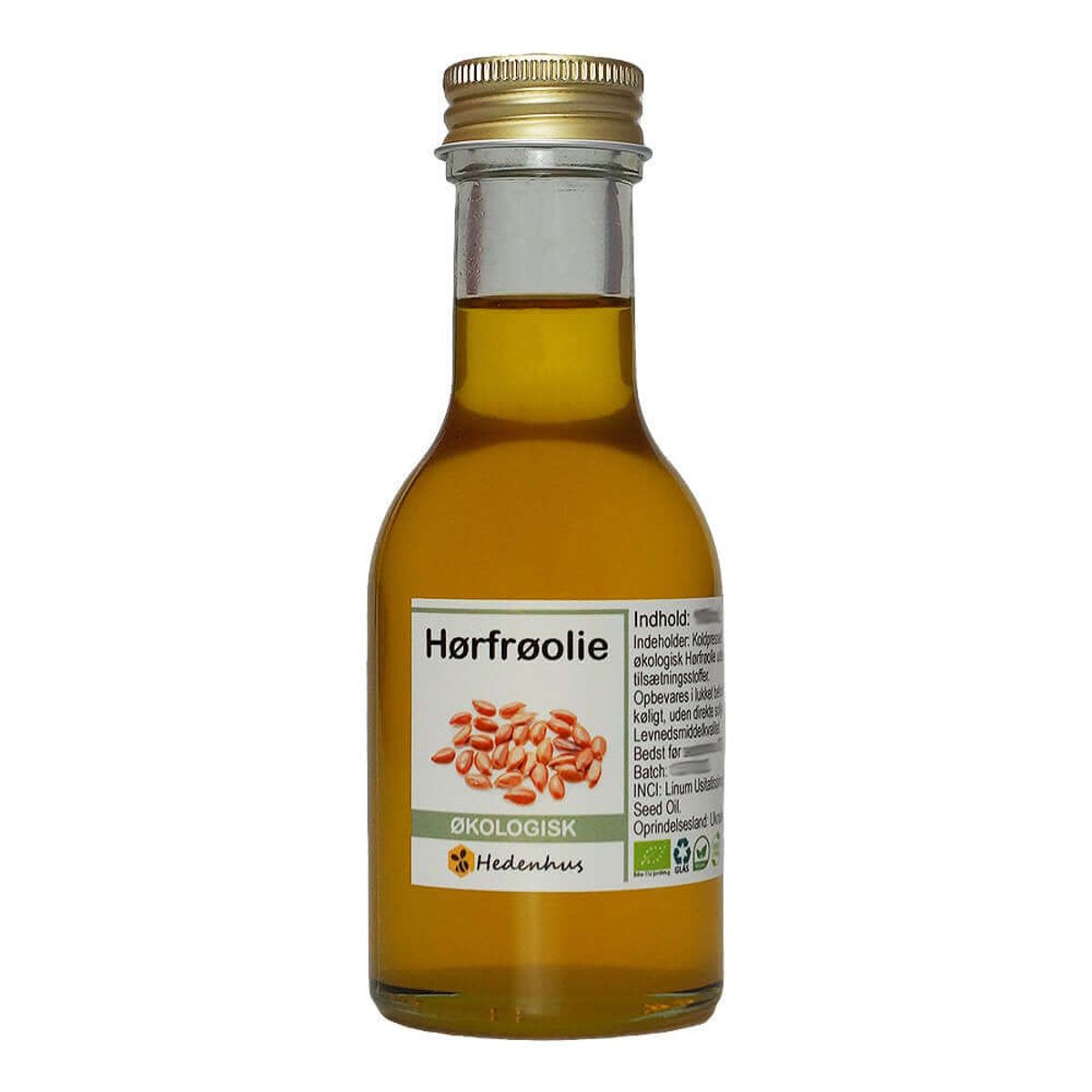 Hørfrøolie - Økologisk - 2,5 liter