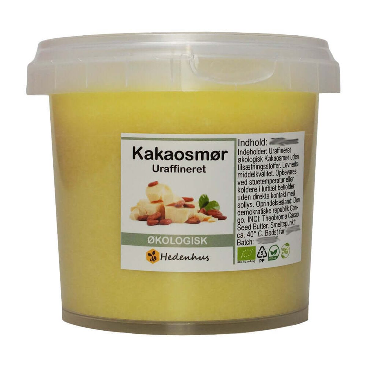 Kakaosmør, Økologisk Uraffineret - 300 gram