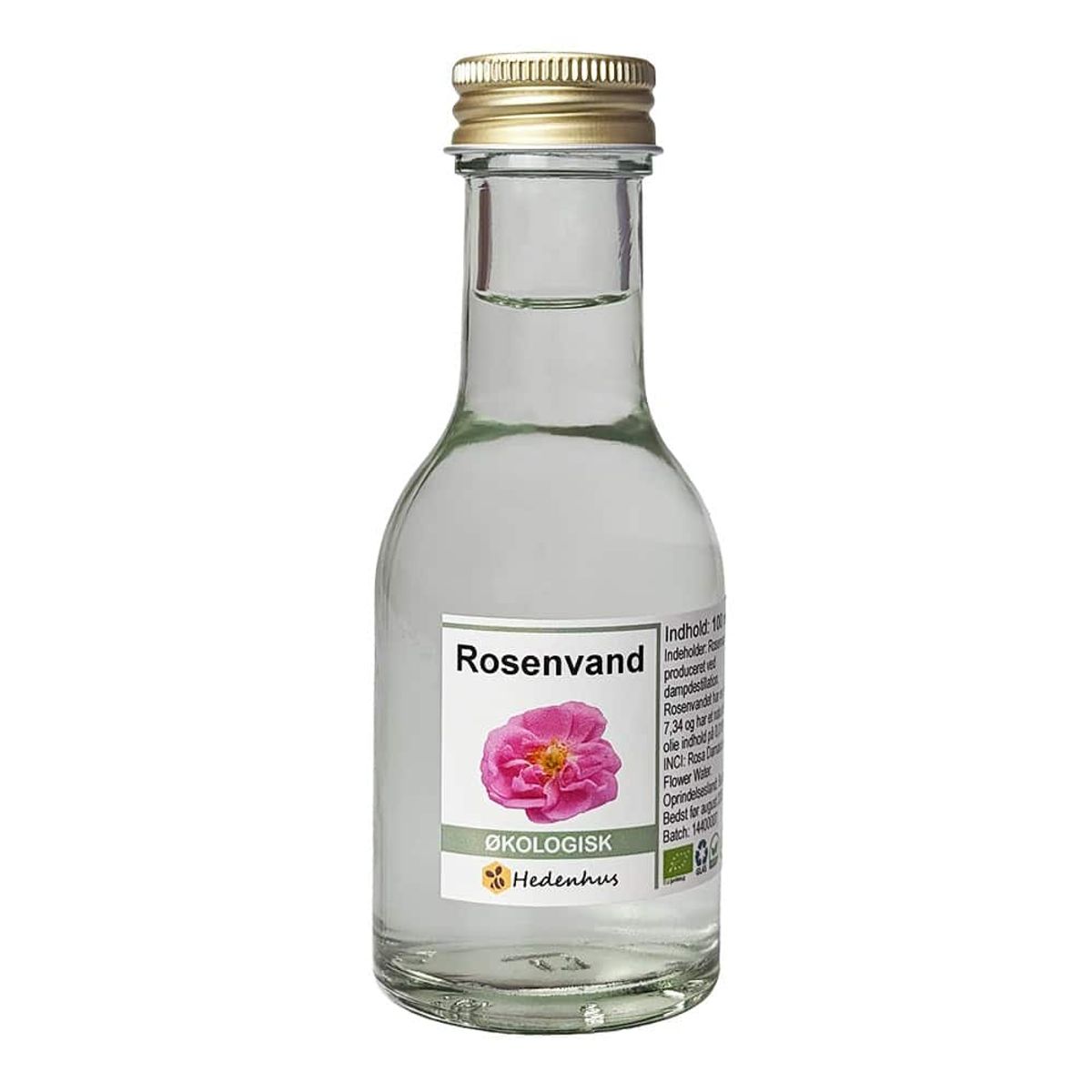 Rosenvand - Ægte - Økologisk - 250 ml