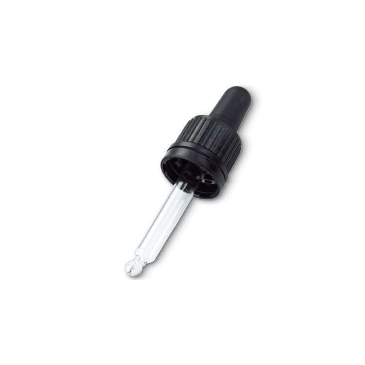 Sort låg med pipette 60 mm. - 10 ml. - DIN 18