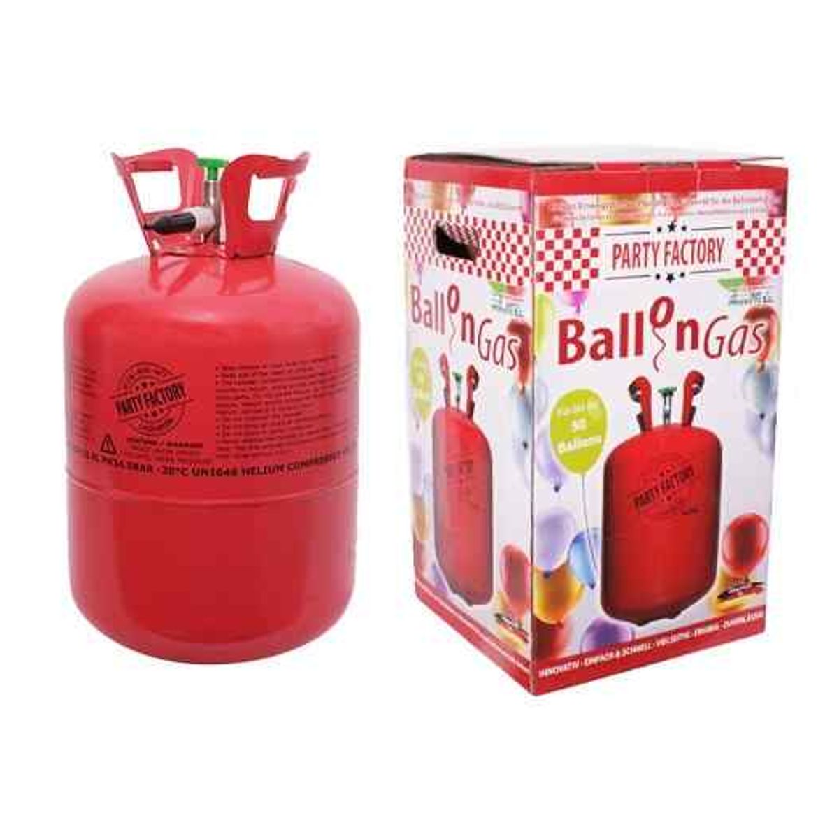 Helium ballongas op til 50 balloner - 410 liter - Helium