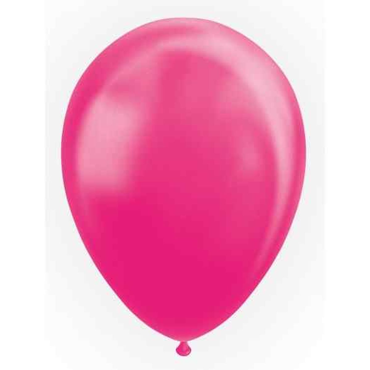 Pearl 12" / 30 cm - 25 stk. Hot Pink - Ensfarvede latexballoner