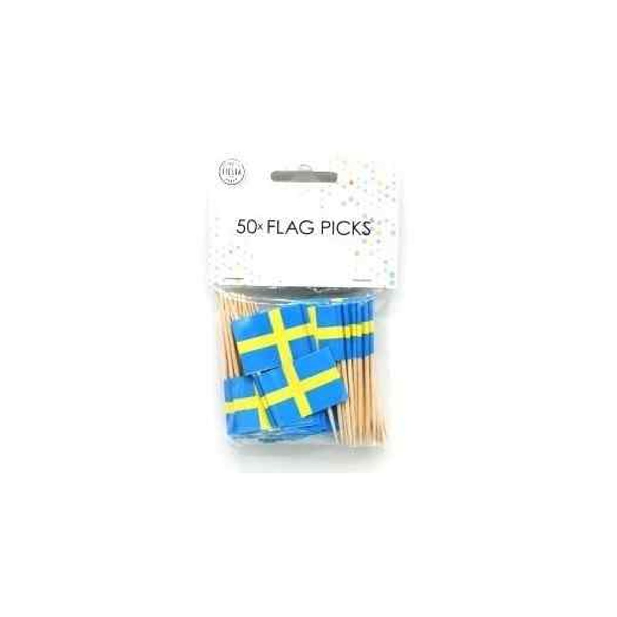 50 små flag - Sverige - Diverse