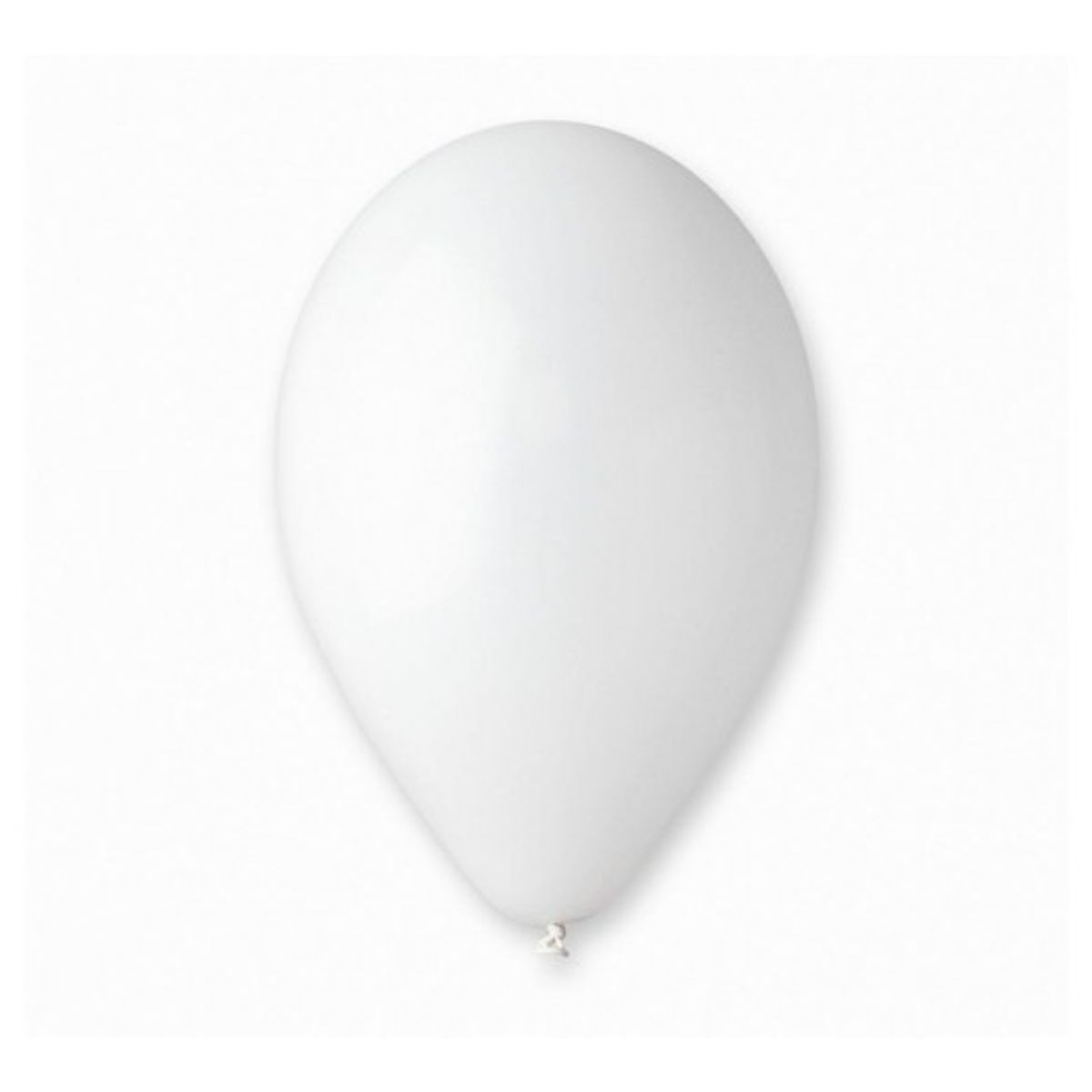 Pastelhvide balloner, 10"/ 25 cm - 50 stk. - Balloner