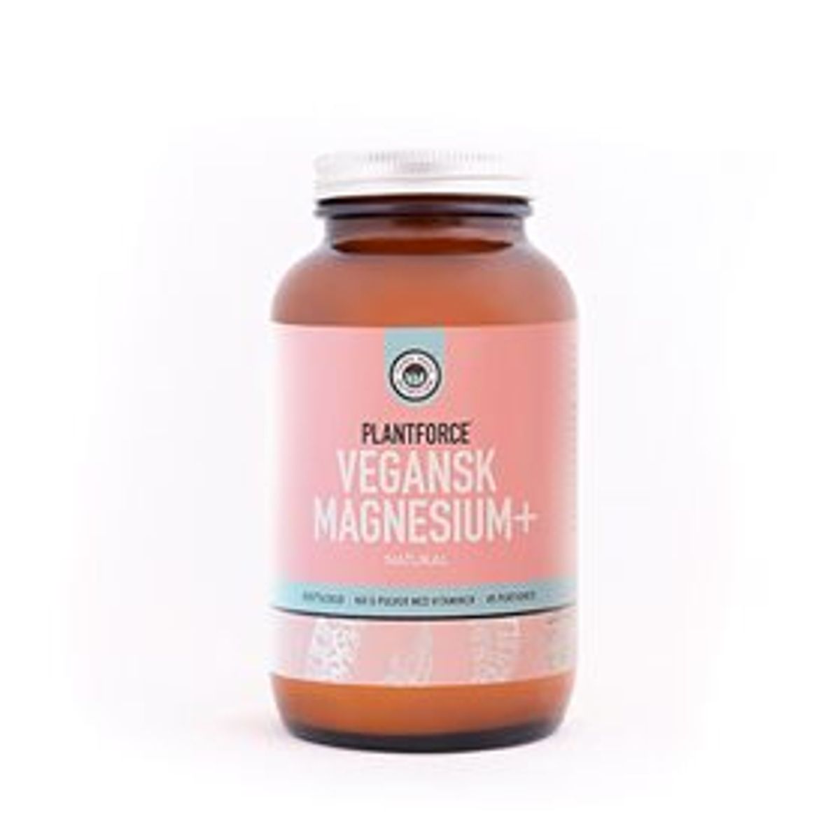 Magnesium+ Natural vegansk Plantforce &bull; 160g.