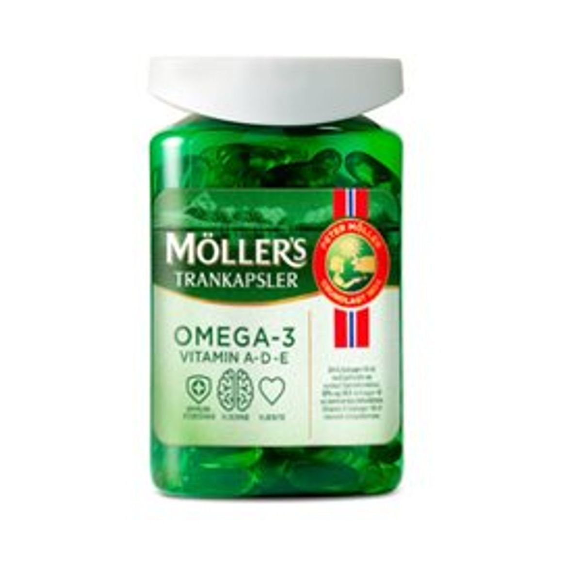 Orkla Møllers Tran kapsler &bull; 150 KAPS.