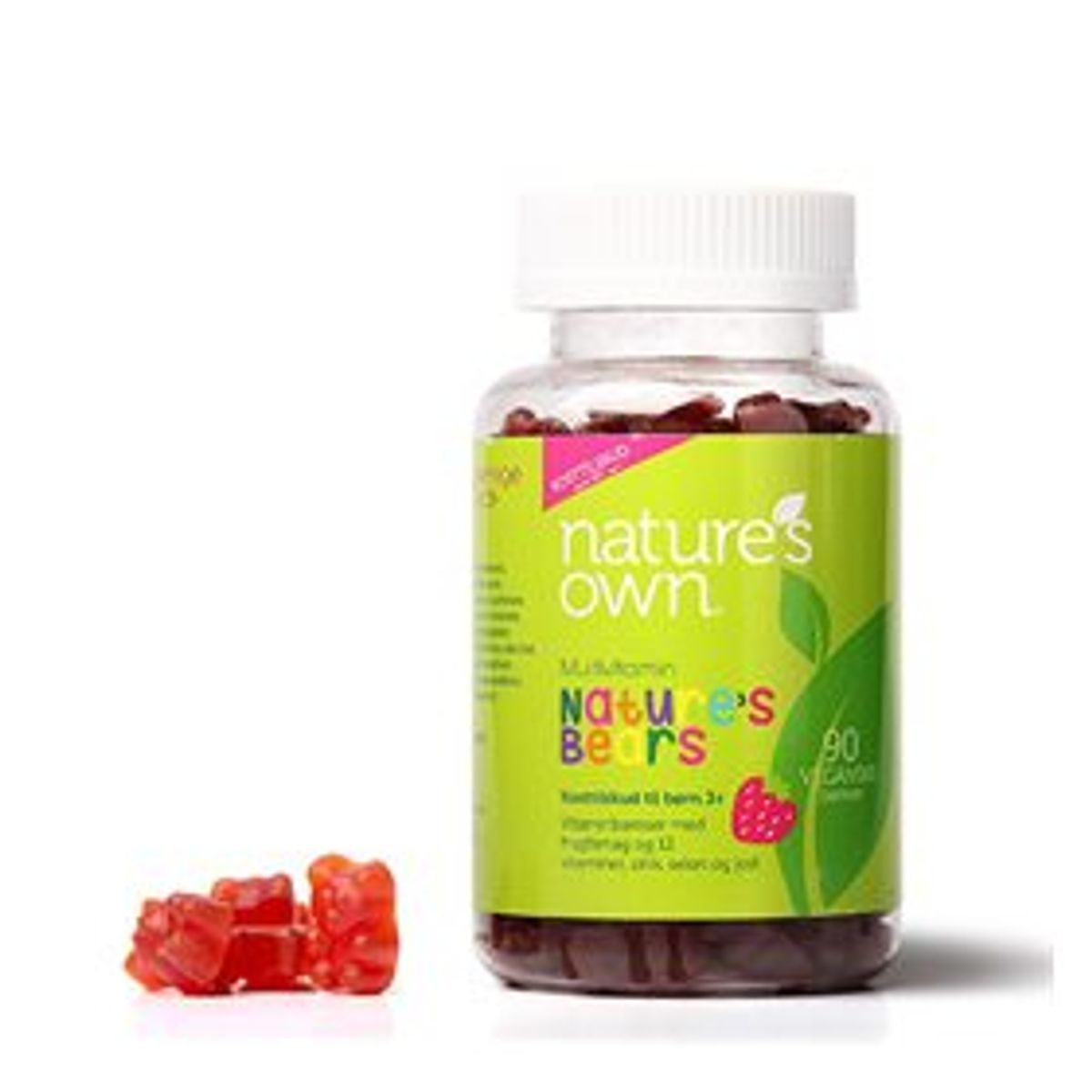 Natures Own Multivitaminer Nature's Bear 90 gum.