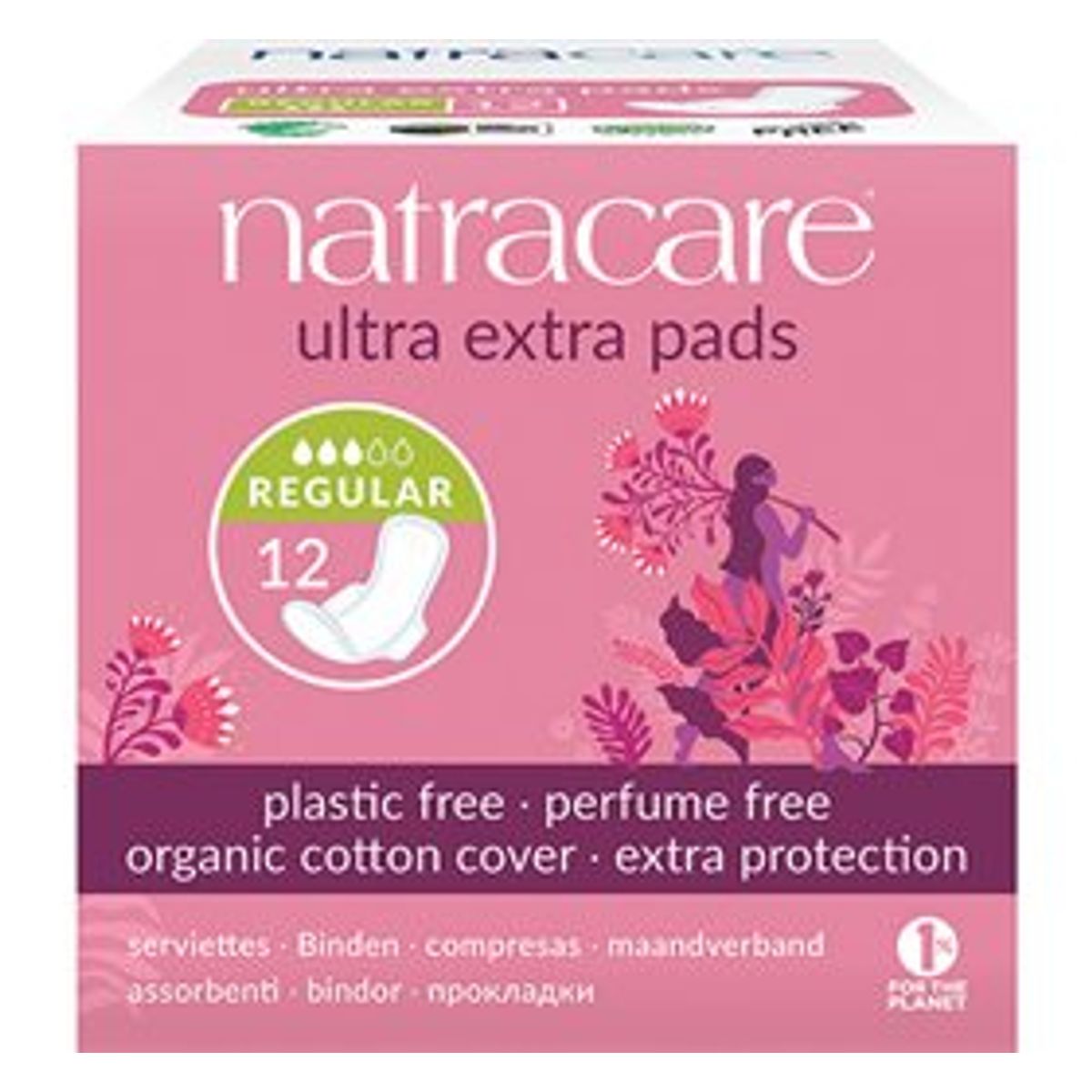 Natracare bind REGULAR ultra extra 12 stk.